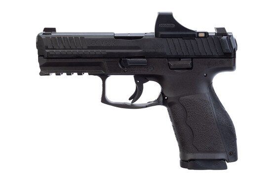 H&K VP9A1K 9mm compact handgun with factory installed Holosun SCS mini reflex sight